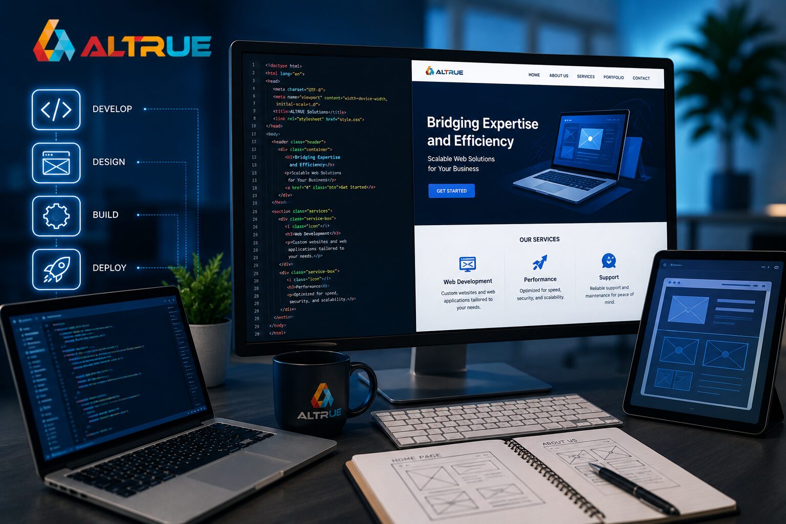 altrue web development team