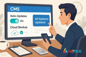 ALTRUE - Hassle-Free CMS Updates & Backup Management for Busy Sites