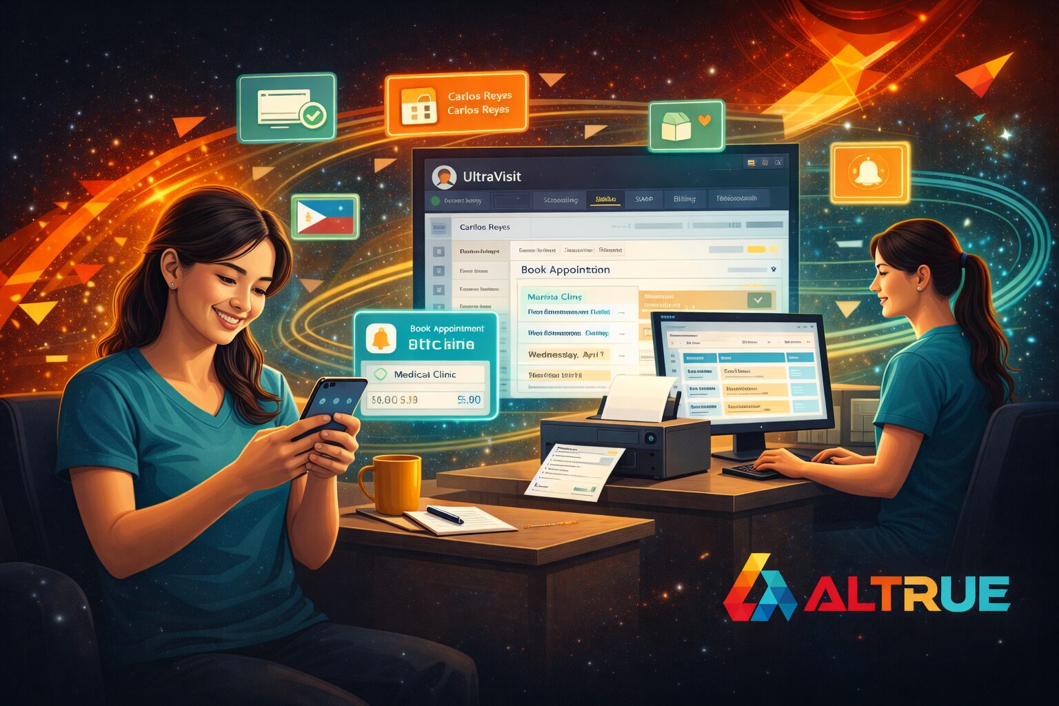 altrue ultravisit patient selfbooking